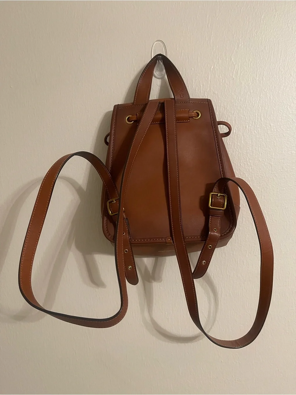 Coach Brown Leather Mini Backpack